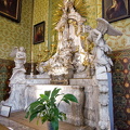 Baroque style white marble altar by Laurent Delvaux